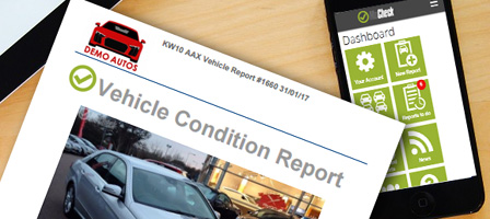 signature on a phone screen